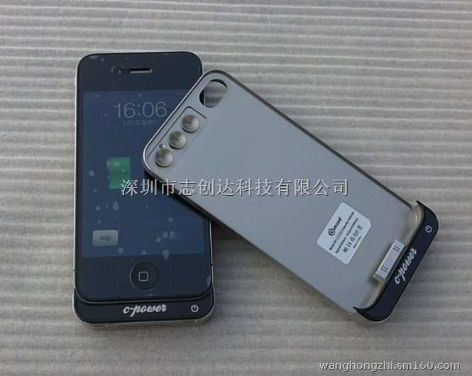 iphone4背夹电池,iphone4移动电源,iphone4配件
