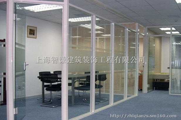 上海九亭办公厂房装修设计,松江厂房办公室玻璃隔断
